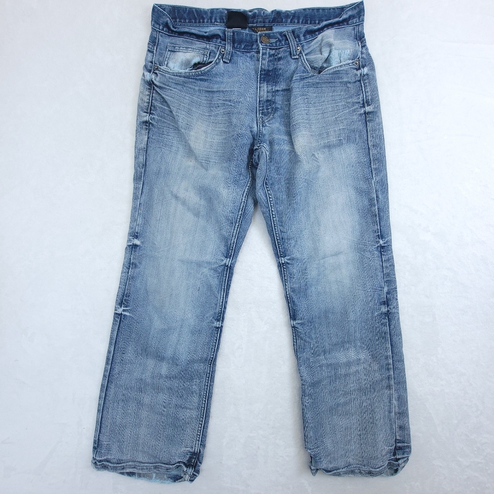 Helix Straight Loose Leg Jeans Men's 32x30 Blue Denim Pants